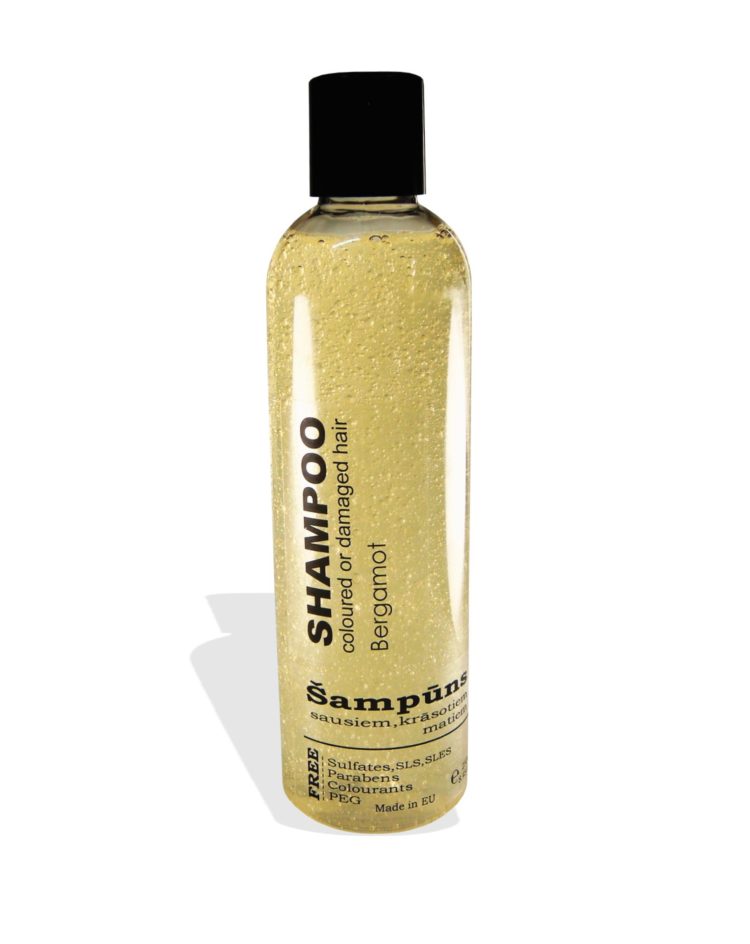 SHAMPOO ‘BERGAMOT’, coloured or damaged hair, 200ml